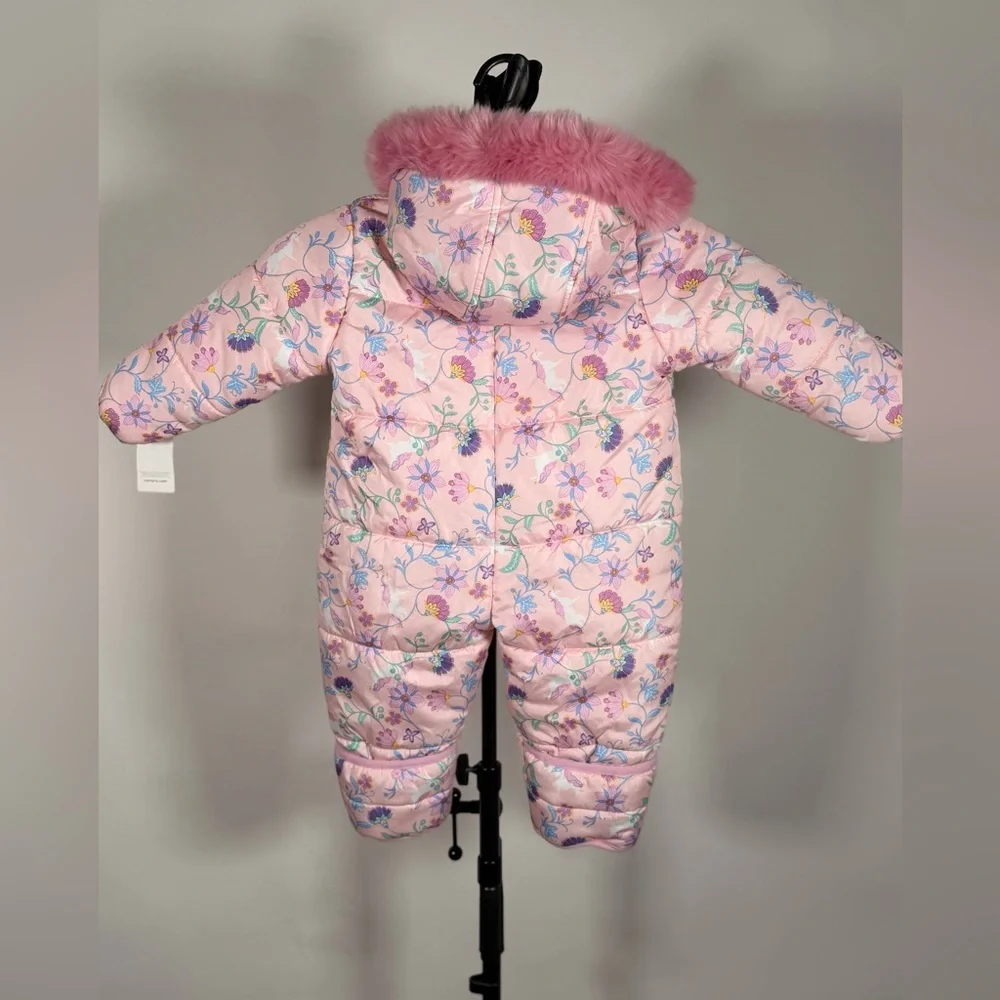 NWT Carter's baby-girls Puffer Pram Suit 6 months